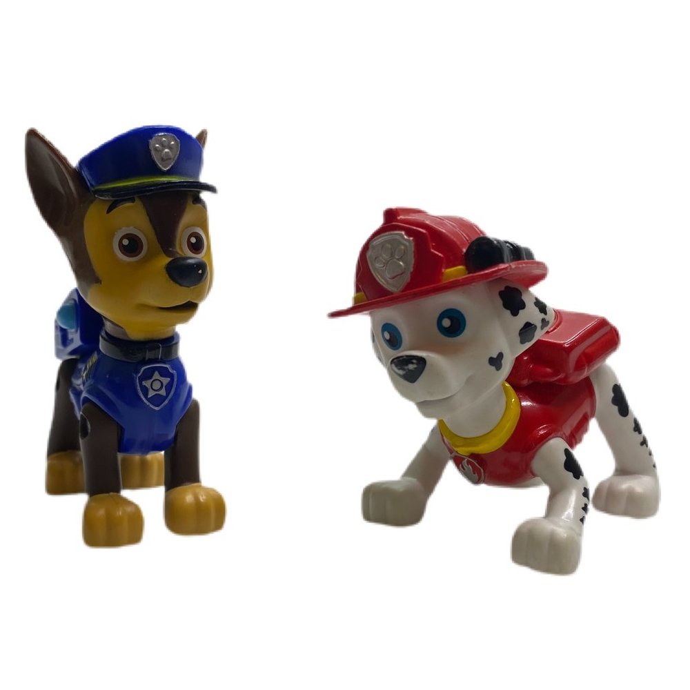 Paw Patrol Super Spy Chase & Firepup, Paramedic Marshall Figures